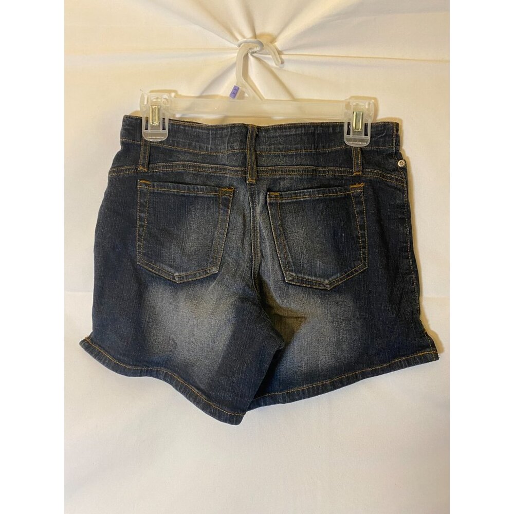 LA BLUES Women’s Vintage 90s 6 STRETCH DENIM SHORTS BUTTON FLY Small S Mom Jeans